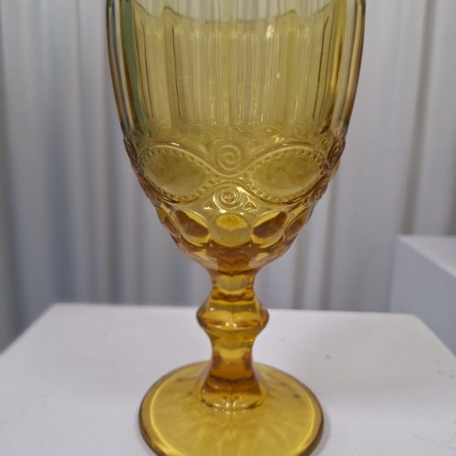 Gold vintage bead goblet
