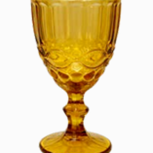 Jewel Goblet Amber
