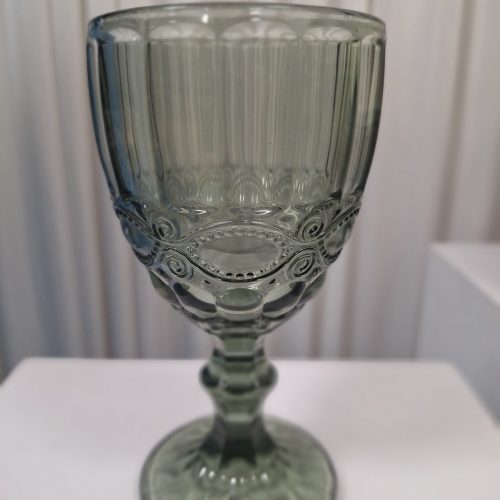 Smoke vintage bead goblet